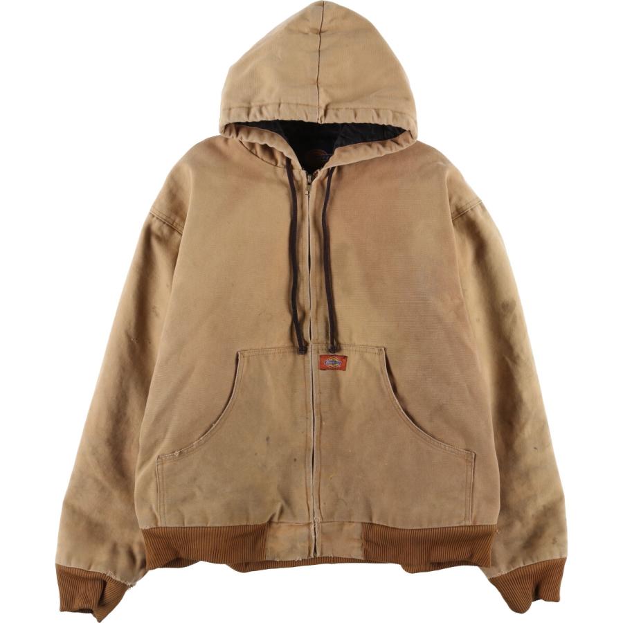 ディッキーズ ダックパーカー アクティブジャケット オーバーサイズ 2XL Dickies（ディッキーズ） 古着 アクティブジャケットタイプ ダック