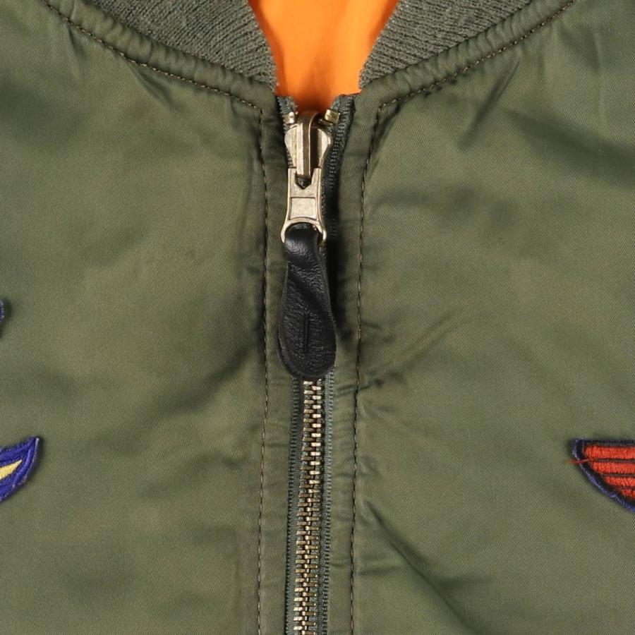 ALPHA MA-1 フライトジャケット M 古着 古着 90年代 民間品 アルファ ALPHA MA-1タイプ 中綿入り