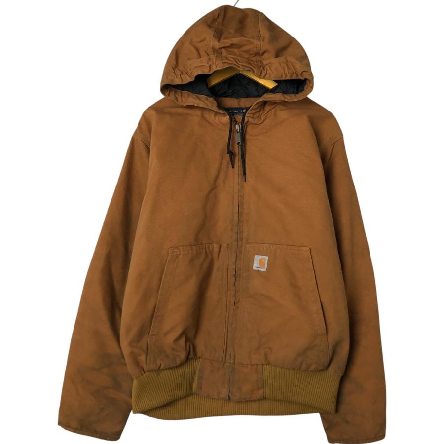 カーハート▫️フルジップパーカー M Loose Fit Carhartt 古着 カーハート Loose Fit アクティブジャケット
