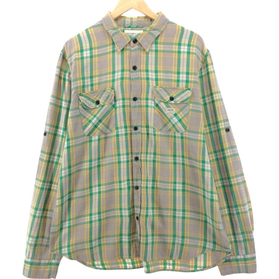 古着 ラルフローレン Ralph Lauren DENIM&amp;SUPPLY デニム&amp;サプライ チェック柄 長袖 ライトネルシャツ レディースM相当/eaa613728 古着 ラルフローレン Ralph Lauren DENIM&SUPPLY デニム&サプライ