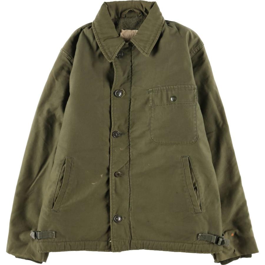 古着 米軍実品 U.S.NAVY ミリタリー デッキジャケット USA製 メンズM