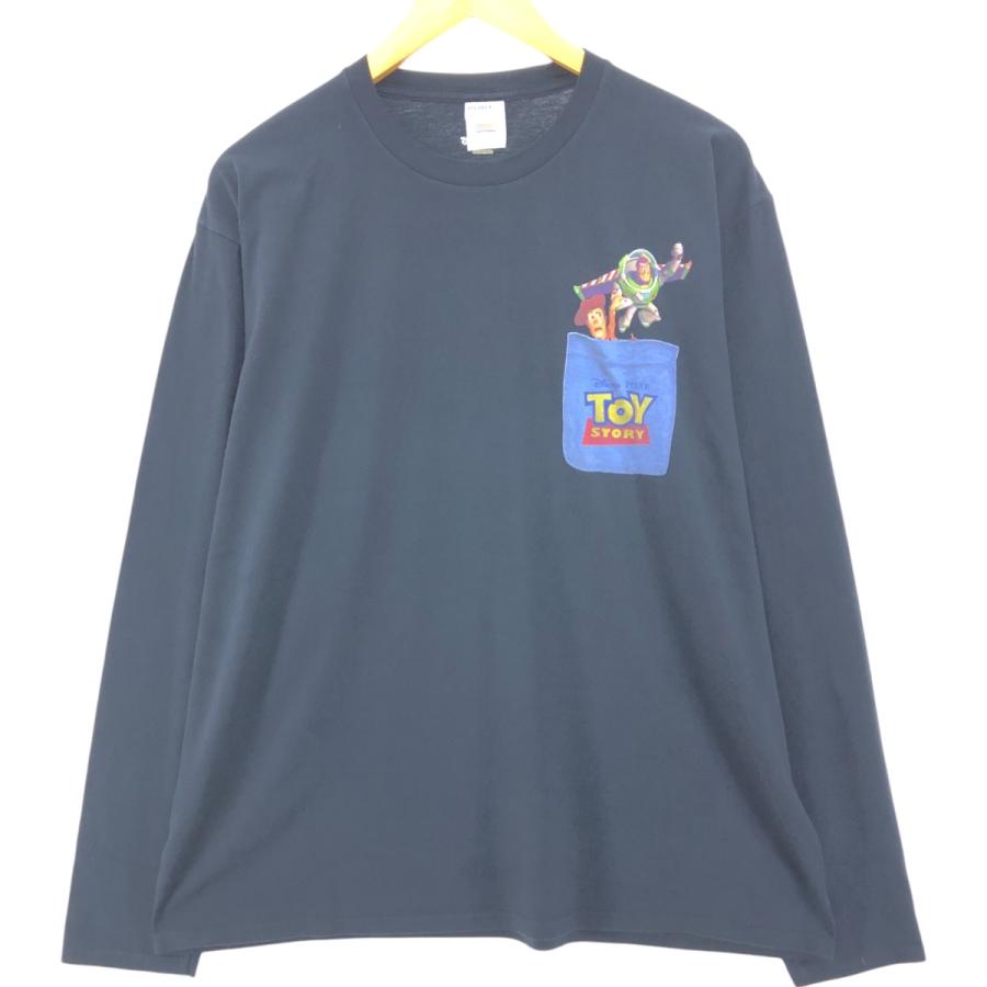 古着 PORT AND COMPANY TOY STORY トイストーリー ロングTシャツ ロンT