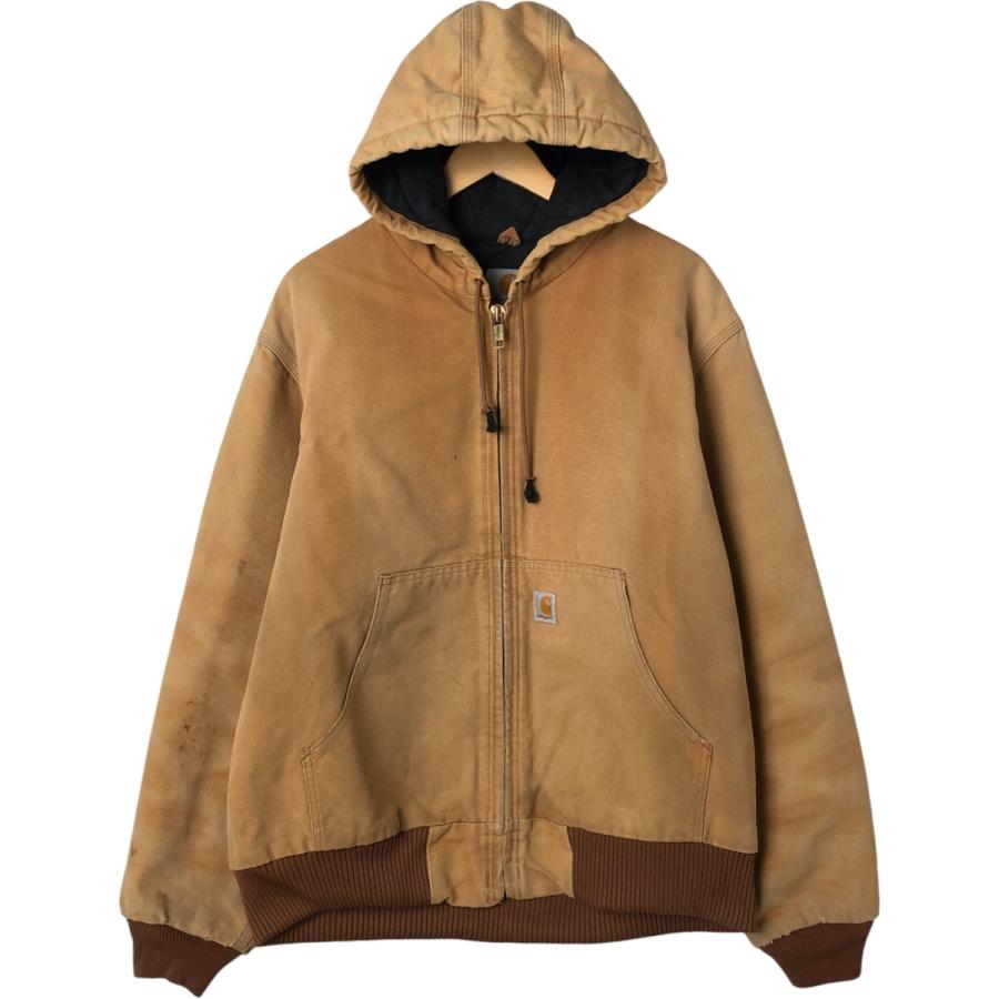 早い者勝ち！　Carhartt アクティブジャケット XL カーハート アクティブジャケット ブラウン 表記(XL TALL