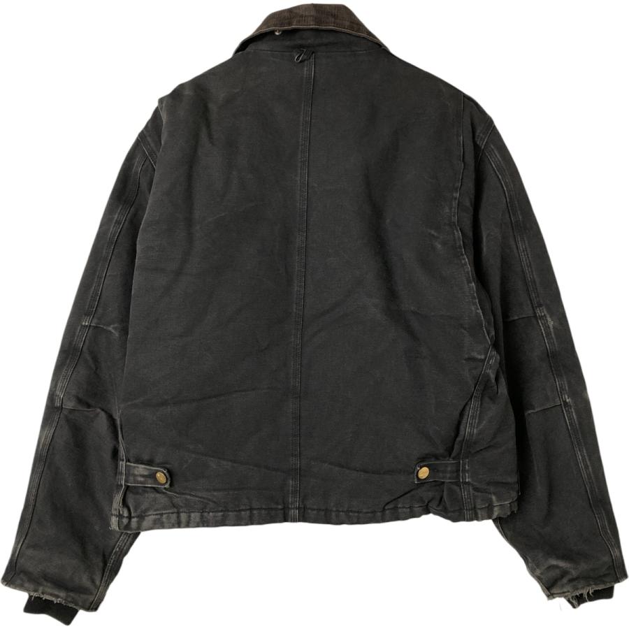 old Carhartt トラディショナルジャケット　　ブラック　古着　90s 古着 90s Carhartt ブラック ダック パデット トラディショナル