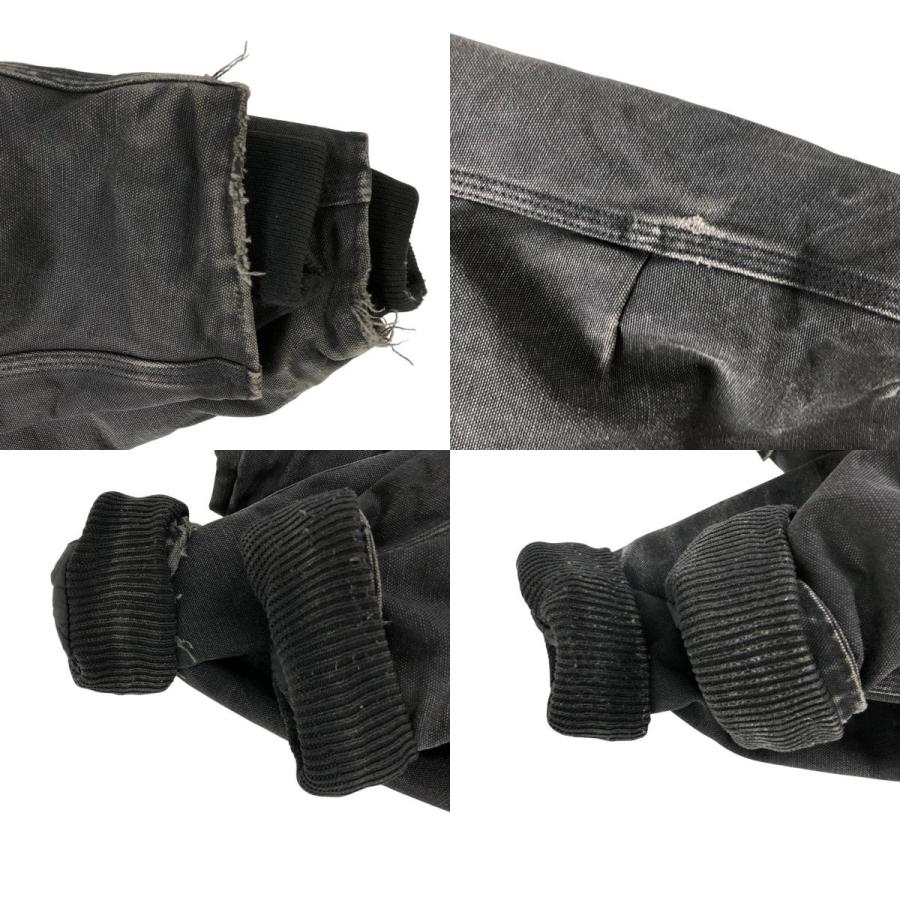 80s USA製 Carhartt トラディショナルジャケット ブラック L Carhartt 古着 80~90年代 カーハート トラディショナルジャケット