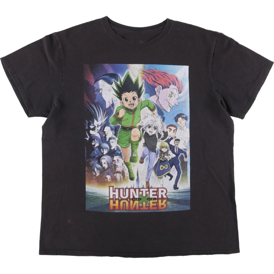 古着 HUNTER ハンターハンター アニメ キャラクタープリントTシャツ 