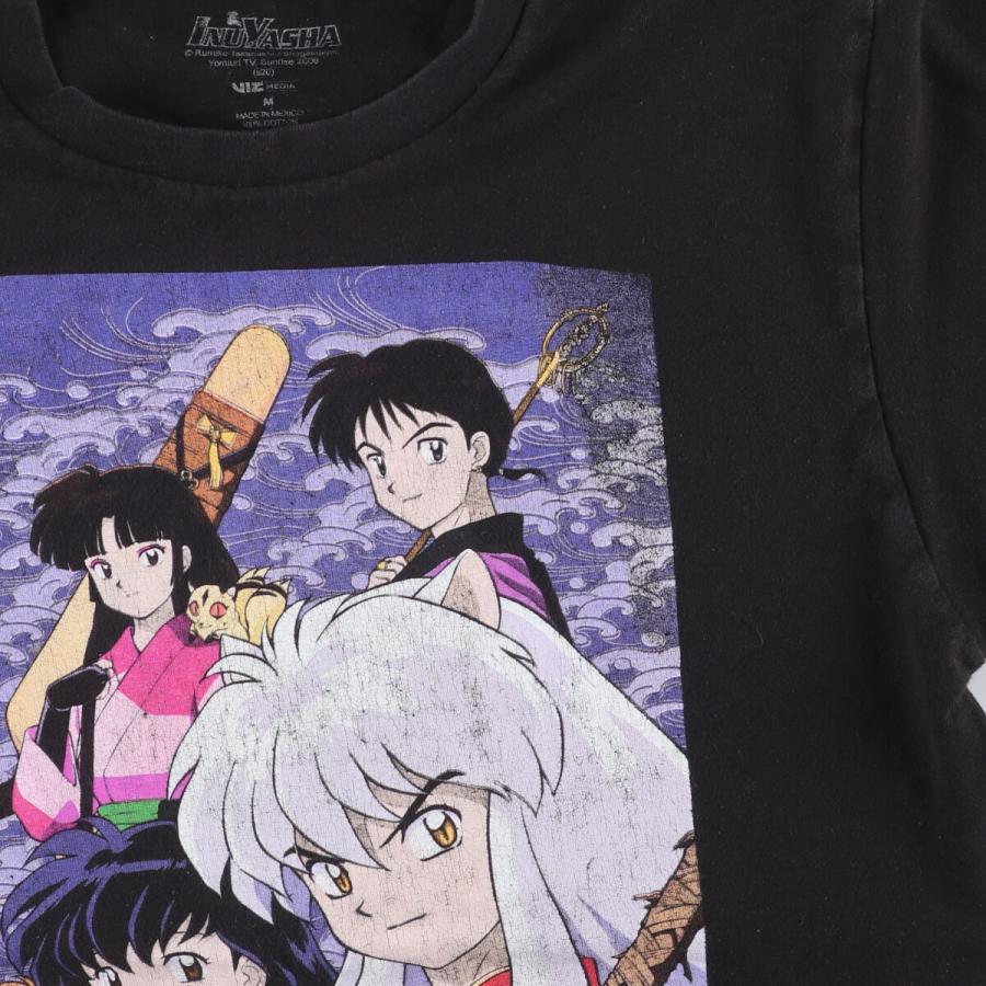 古着 犬夜叉 アニメ キャラクタープリントTシャツ メンズM相当 
