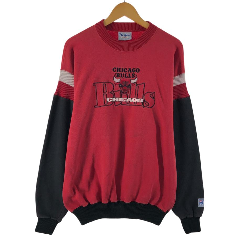 古着 90年代 The game NBA CHICAGO BULLS シカゴブルズ スウェット