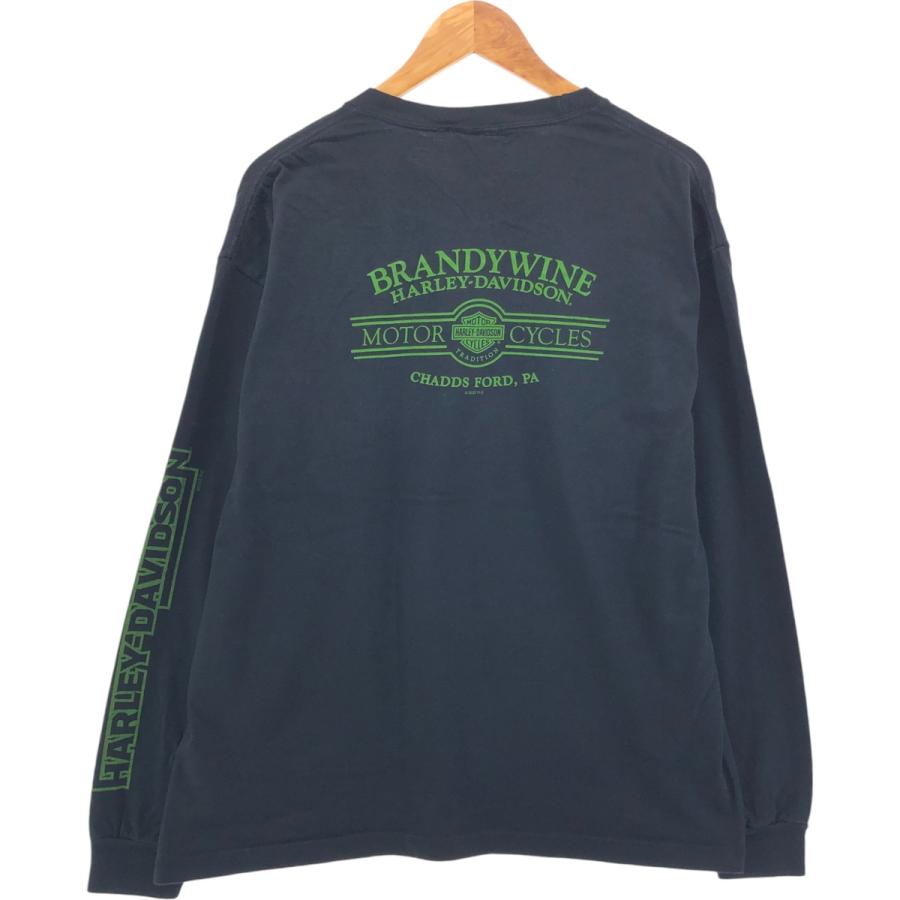 古着 ハーレーダビッドソン Harley-Davidson ロングTシャツ ロン