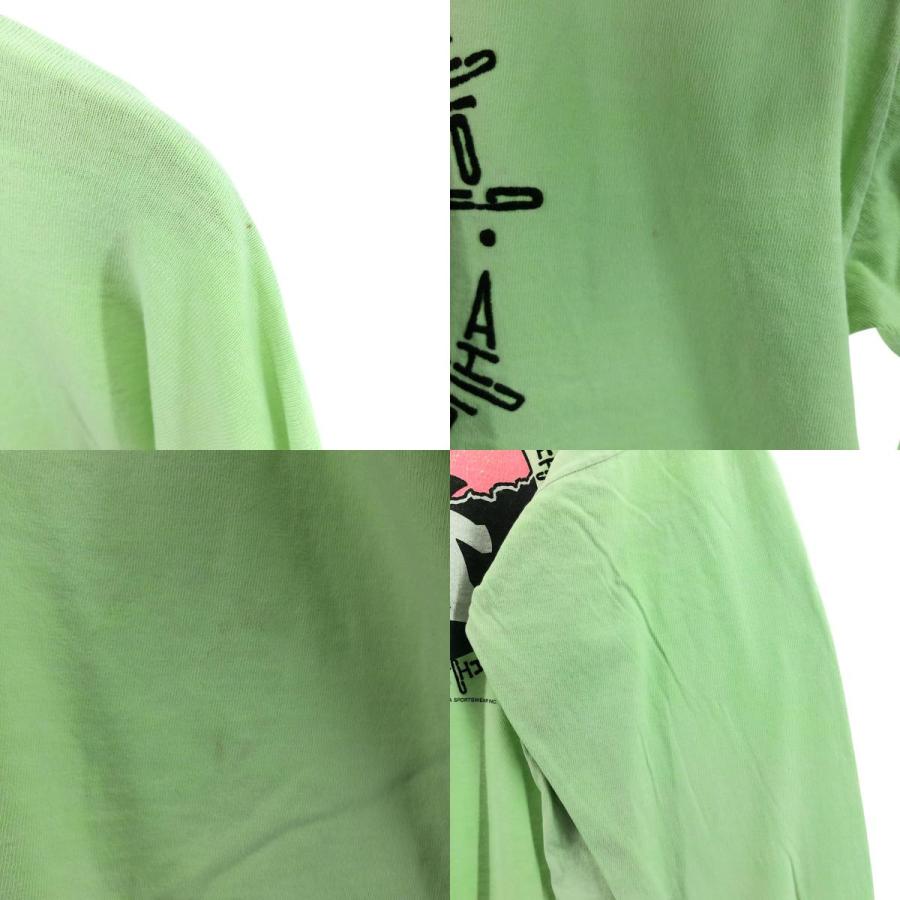 古着 80年代 ガッチャ GOTCHA モックネック サーフ ロングTシャツ ロン 