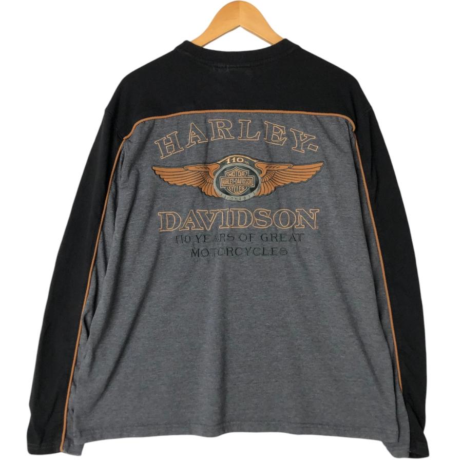 ハーレーダビットソン　ロンT 古着 ハーレーダビッドソン Harley-Davidson ロングTシャツ ロン