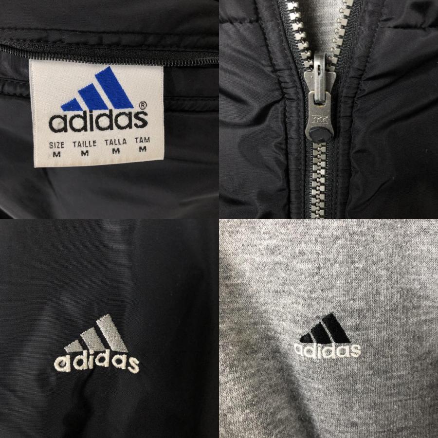 adidas（アディダス） 古着 90年代 リバーシブル バックロゴ 中綿