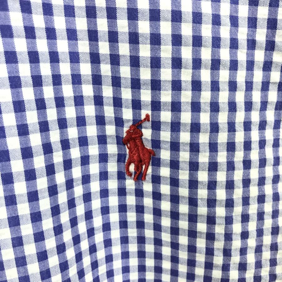 古着 ラルフローレン POLO RALPH LAUREN ギンガムチェック シア