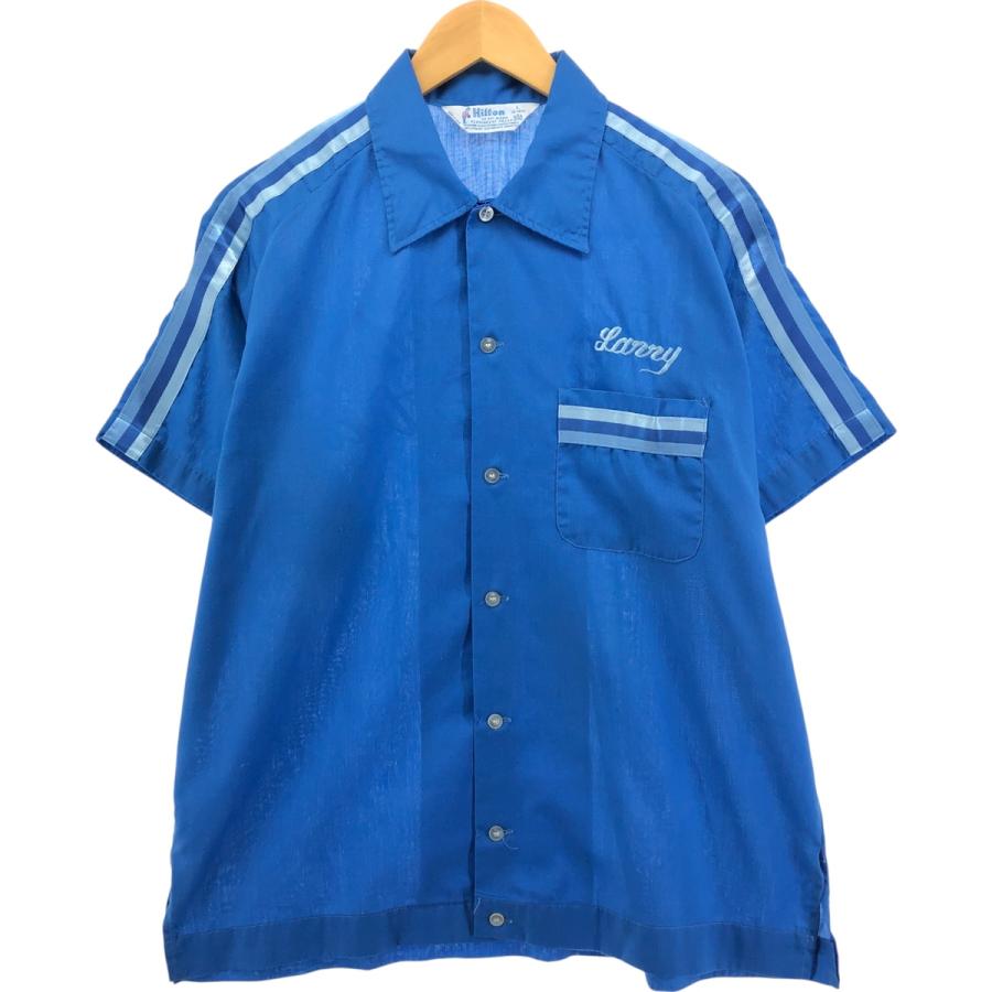 古着 70年代 ヒルトン HILTON ボウリングシャツ ボックスシャツ USA製