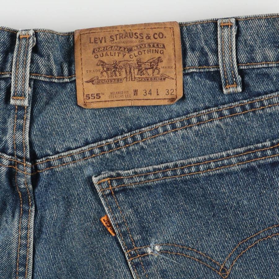 Levi's（リーバイス） 古着 90年代 555 RELAXED FIT STRAIGHT LEG