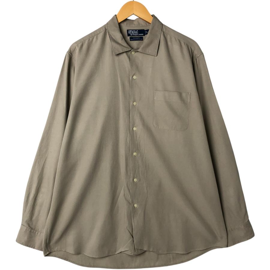 古着 ラルフローレン Ralph Lauren BONNARD ワイドカラー 長袖