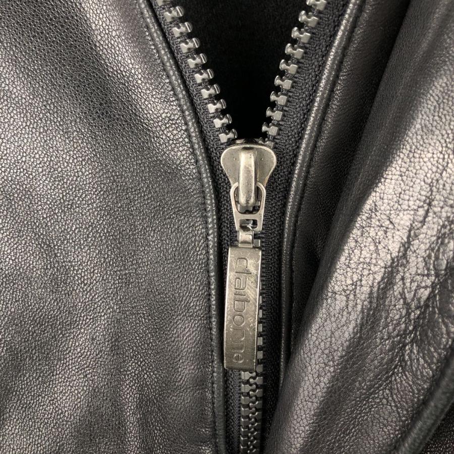 古着 90~00年代 クレイボーン Claiborne 中綿入り レザージャケット