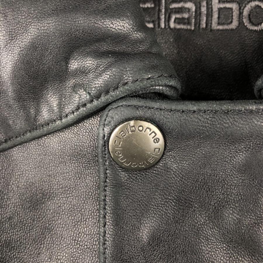 古着 90~00年代 クレイボーン Claiborne 中綿入り レザージャケット