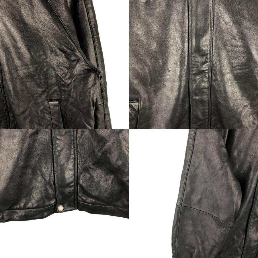 古着 90~00年代 クレイボーン Claiborne 中綿入り レザージャケット