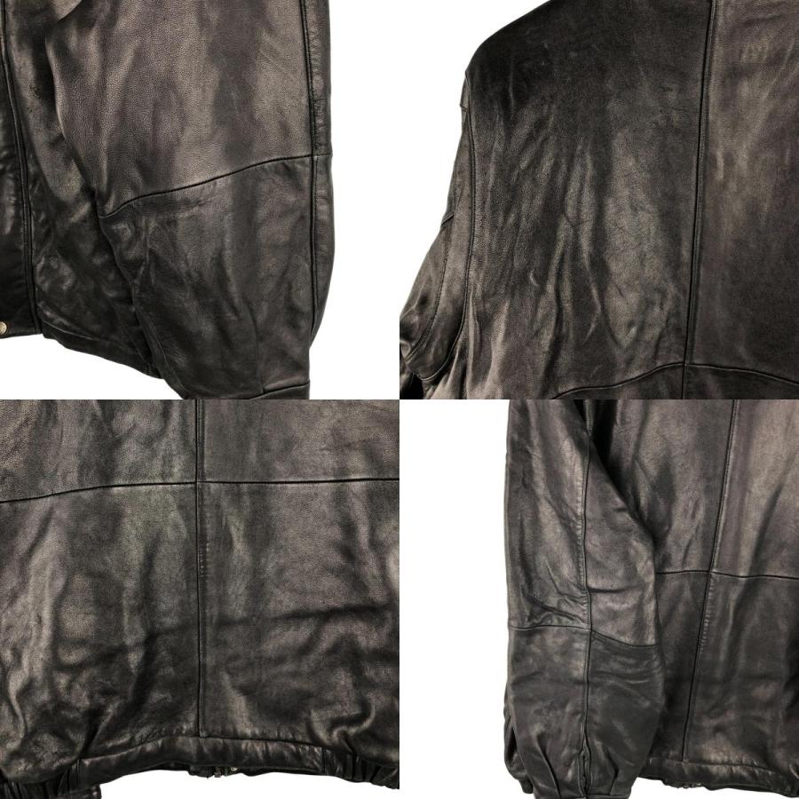 古着 90~00年代 クレイボーン Claiborne 中綿入り レザージャケット