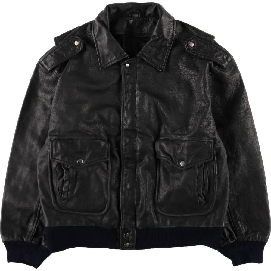 古着 A-2タイプ レザーフライトジャケット メンズM相当 /eaa553097