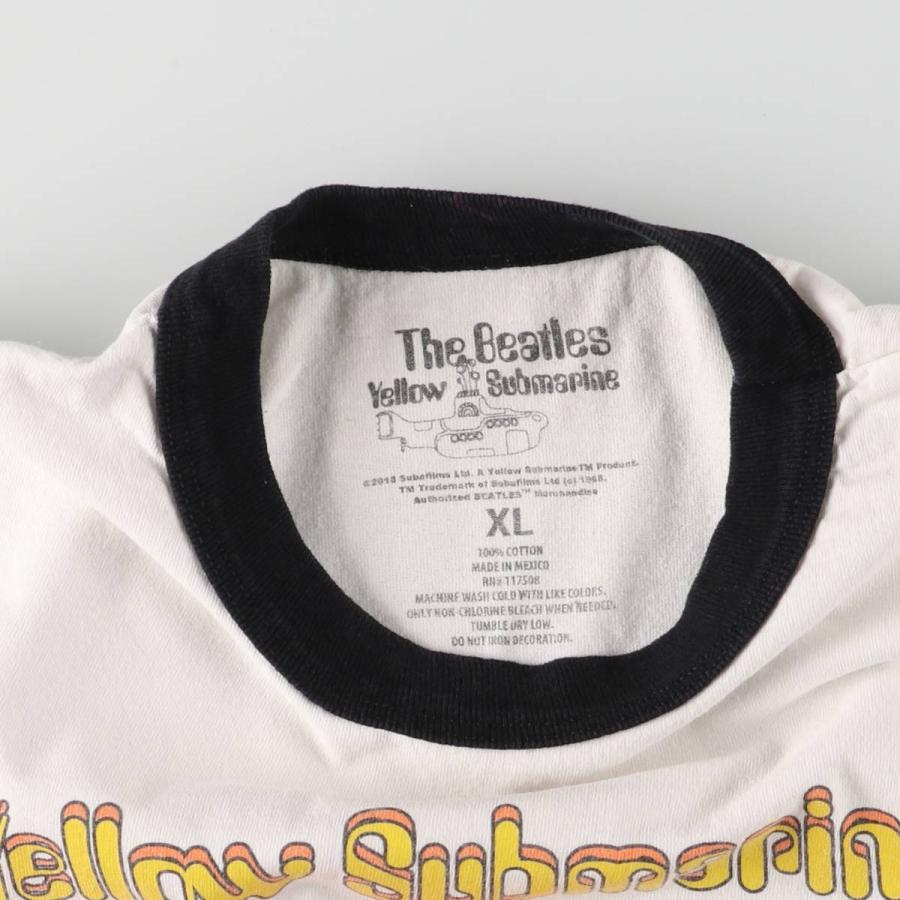 古着 THE BEATLES ビートルズ Yellow Submarine リンガーTシャツ 