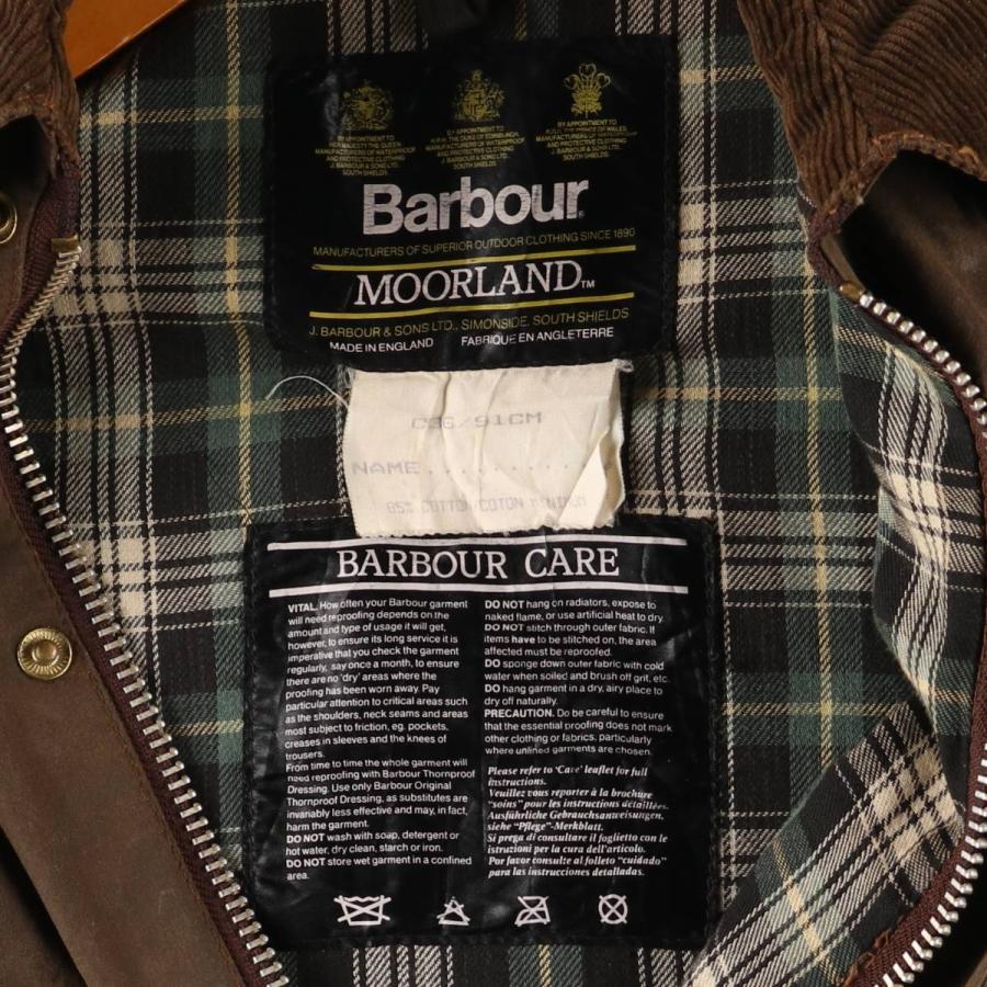 90s Babour MOORLAND オイルドジャケット ハンティング 古着 90's Barbour 
