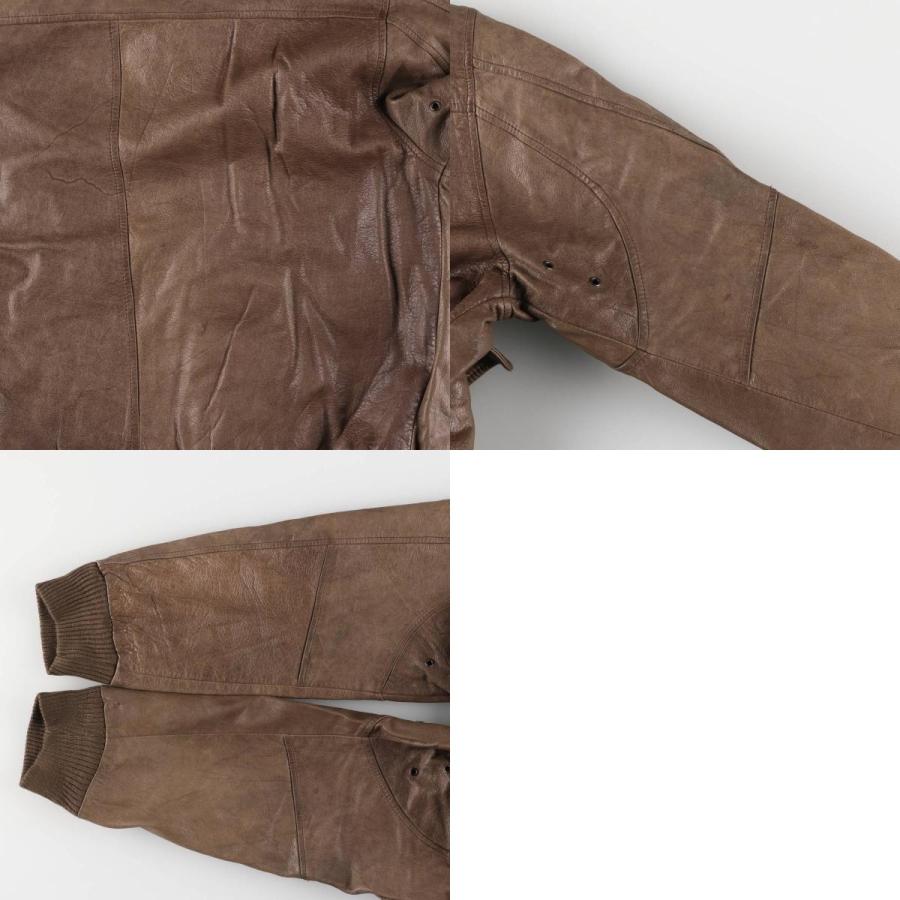 古着 ~90年代 Reed A-2タイプ 中綿入り レザーフライトジャケット
