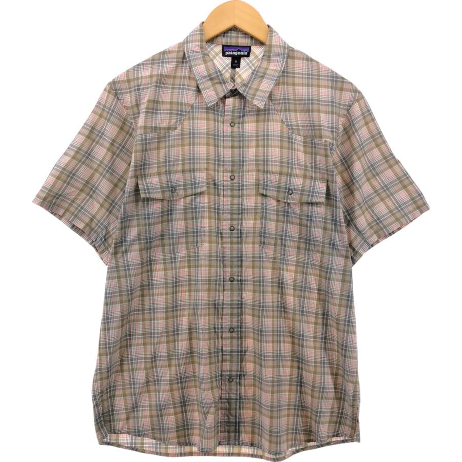 patagonia 古着 パタゴニア Patagonia チェック柄 半袖