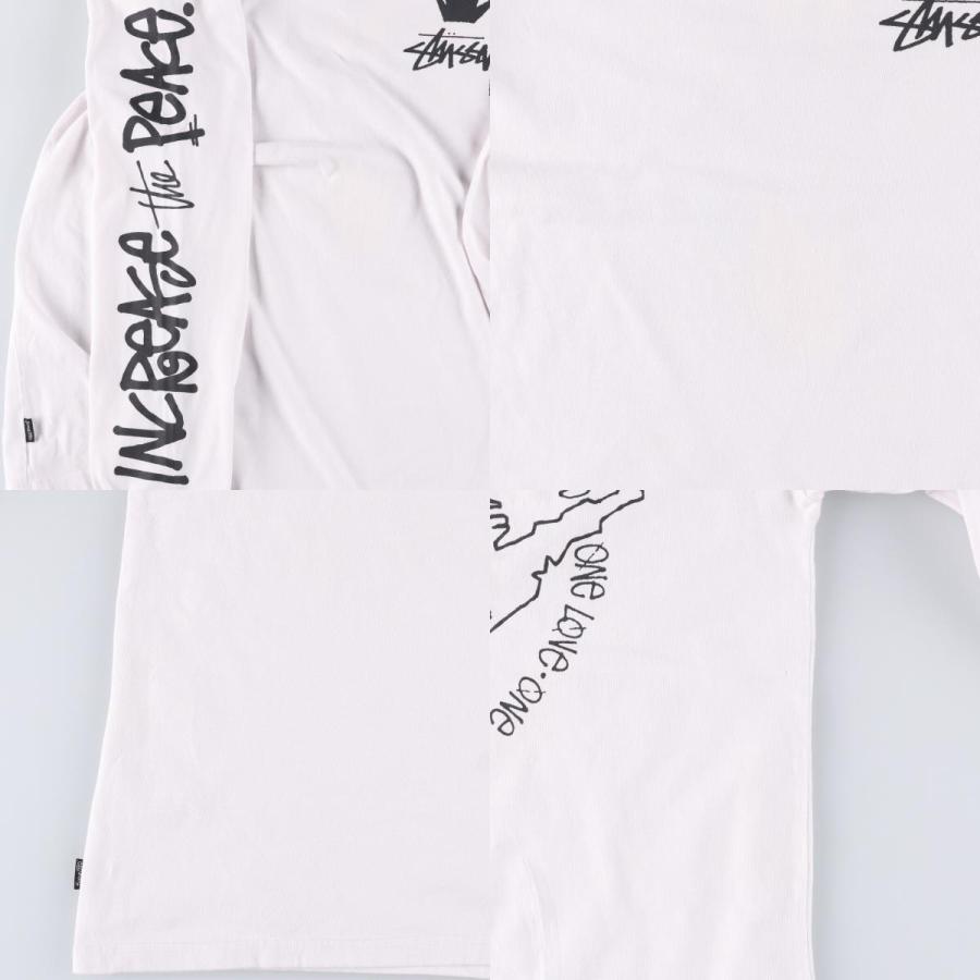 STUSSY 古着 ステューシー ロングTシャツ ロンT メンズL相当