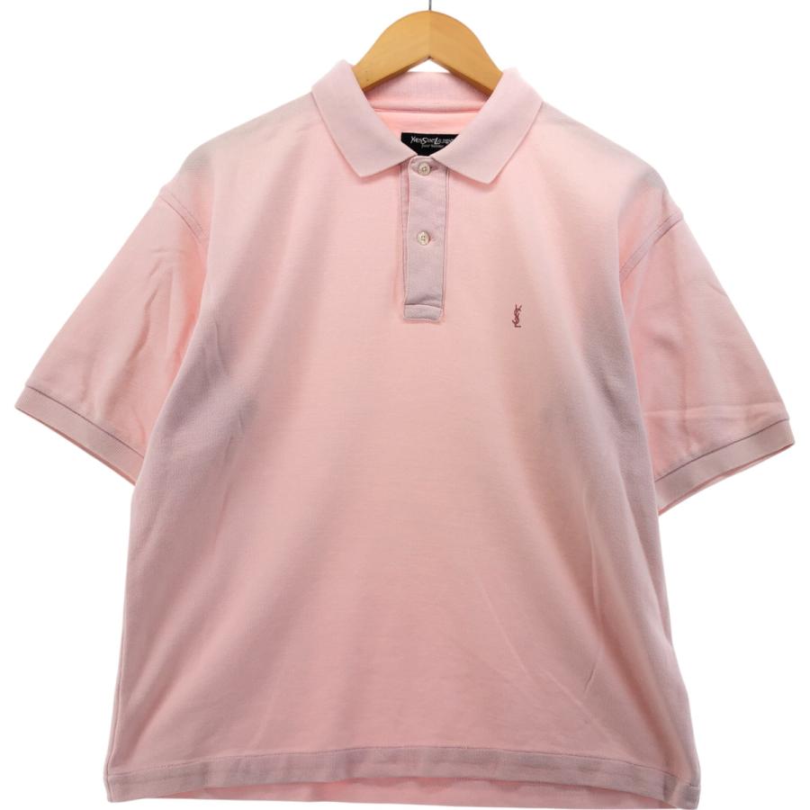 サンローラン　saintlaurent ポロシャツ　Mサイズ　中古美品 楽天市場】【送料無料】 イヴサンローラン ポロシャツ ブラック