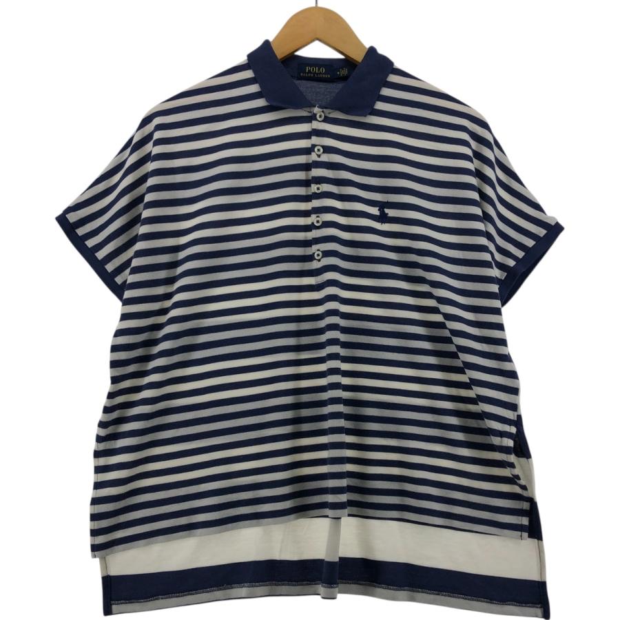 古着 ラルフローレン Ralph Lauren POLO RALPH LAUREN フレンチスリーブ 半袖 ボーダー ポロシャツ メンズM相当 /eaa554849 古着 ラルフローレン Ralph Lauren POLO RALPH LAUREN フレンチ