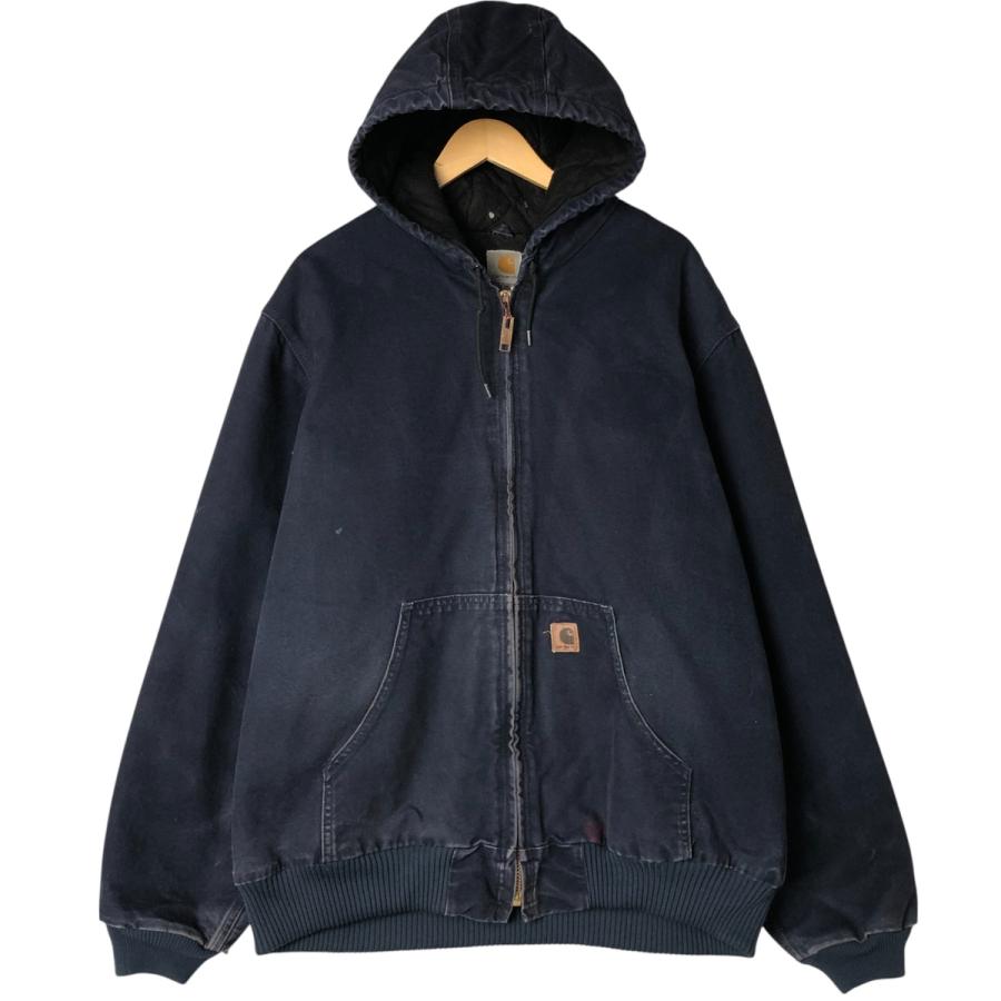 Carhartt アクティブジャケット 00s 00's Carhartt Active Jacket Fade BLACK SIZE XL 00年代