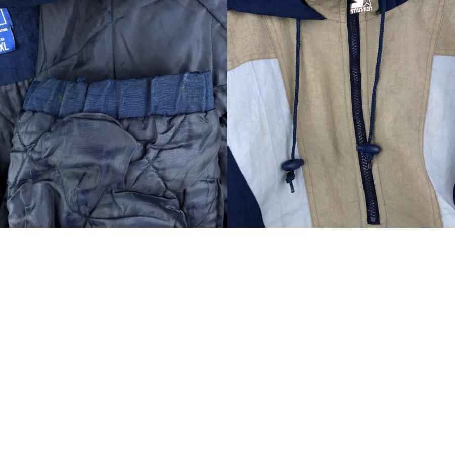 ウォームアップウェア Vintage 1990 University Nebraska Starter Vintage 90s NCAA Starter Nebraska Cornhuskers Pullover 1/2 Zip