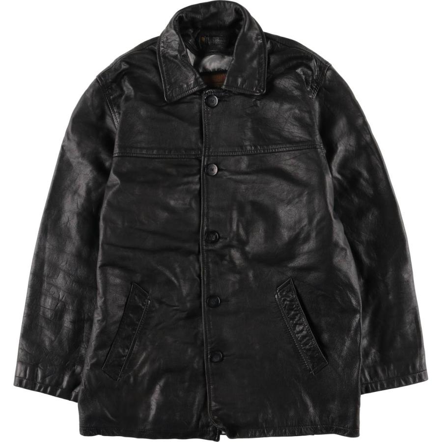 古着 Redskins 中綿入り レザーカーコート メンズM相当 /eaa555922