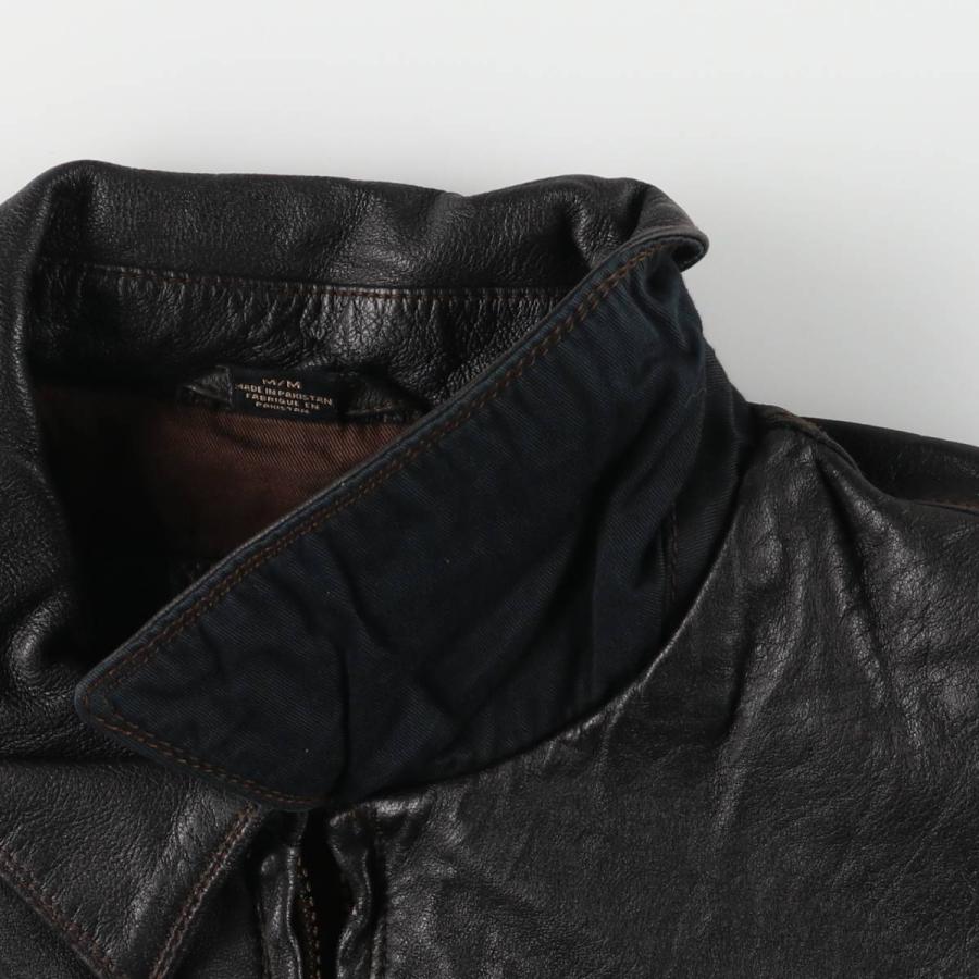 Columbia（コロンビア） 古着 スイングトップタイプ レザーブルゾン