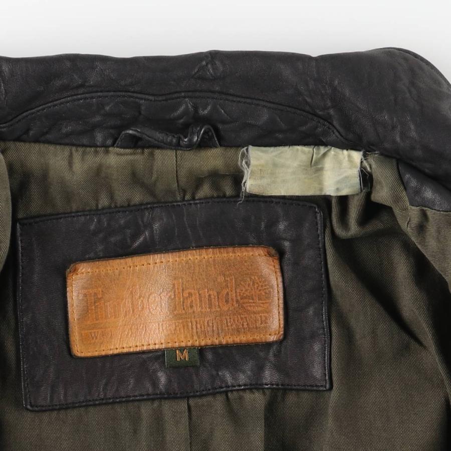 Timberland（ティンバーランド） 古着 90~00年代 レザーカーコート