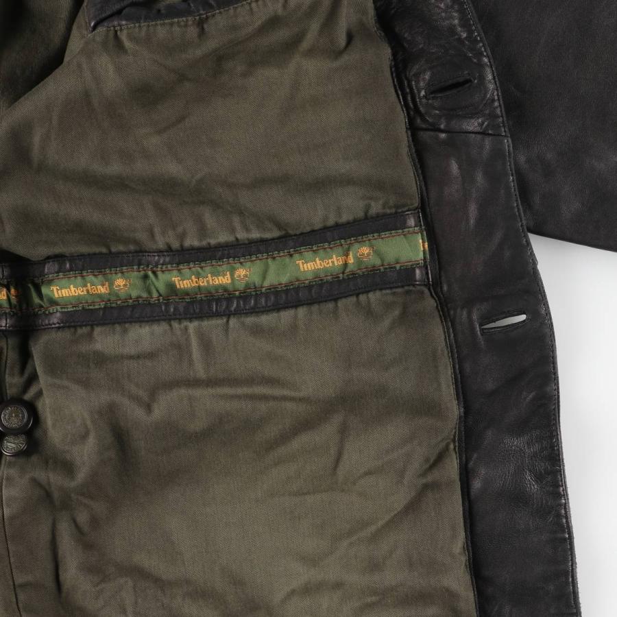 Timberland（ティンバーランド） 古着 90~00年代 レザーカーコート