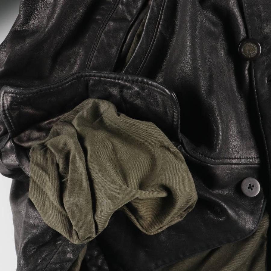 Timberland（ティンバーランド） 古着 90~00年代 レザーカーコート