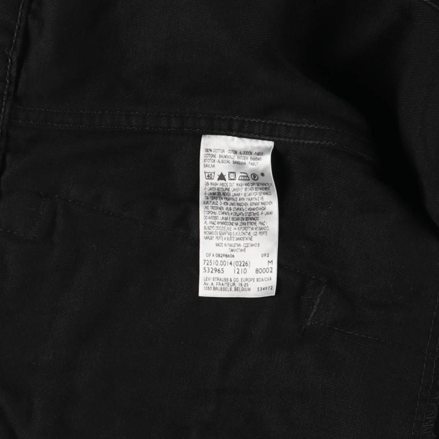 Levi's 古着 リーバイス 72510-0014 ユーロモデル ブラック