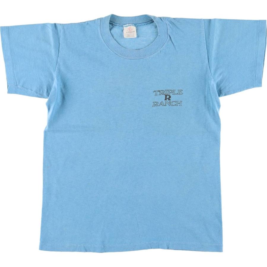 古着 70~80年代 STEDMAN HI CRU プリントTシャツ USA製 レディースL