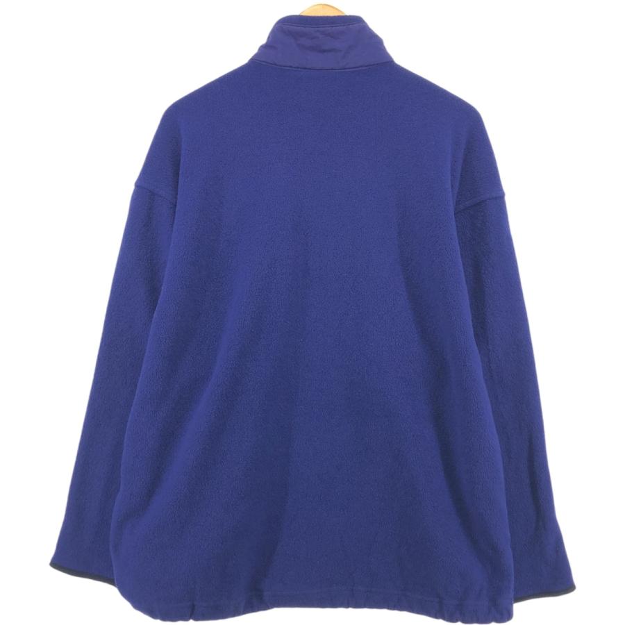 90s adidas ハーフジップ プルオーバー 90s adidas Cotton-Nylon Half-Zip Pullover Jacket オレンジ S