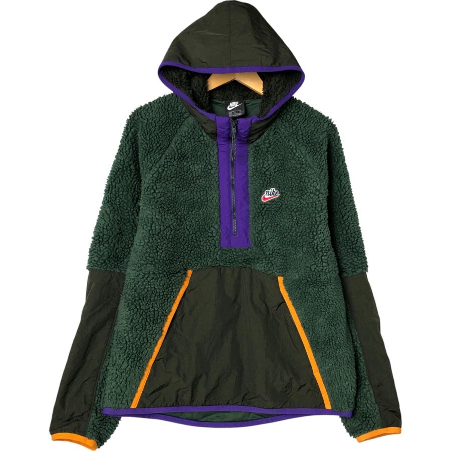 ナイキ ハーフジップパーカー 古着 80年代 紺タグ NIKE ナイキ ハーフ