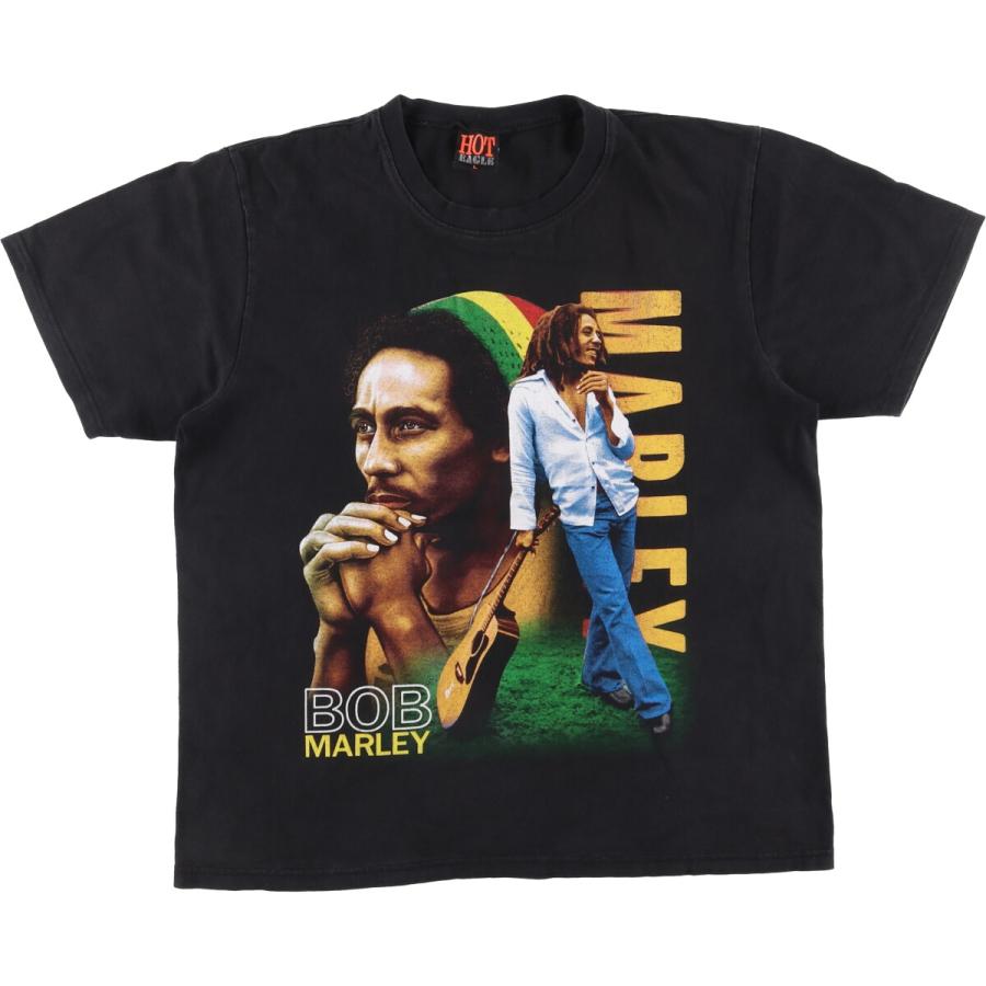 古着 HOT EAGLE BOB MARLEY ボブマーリー バンドTシャツ バンT メンズL