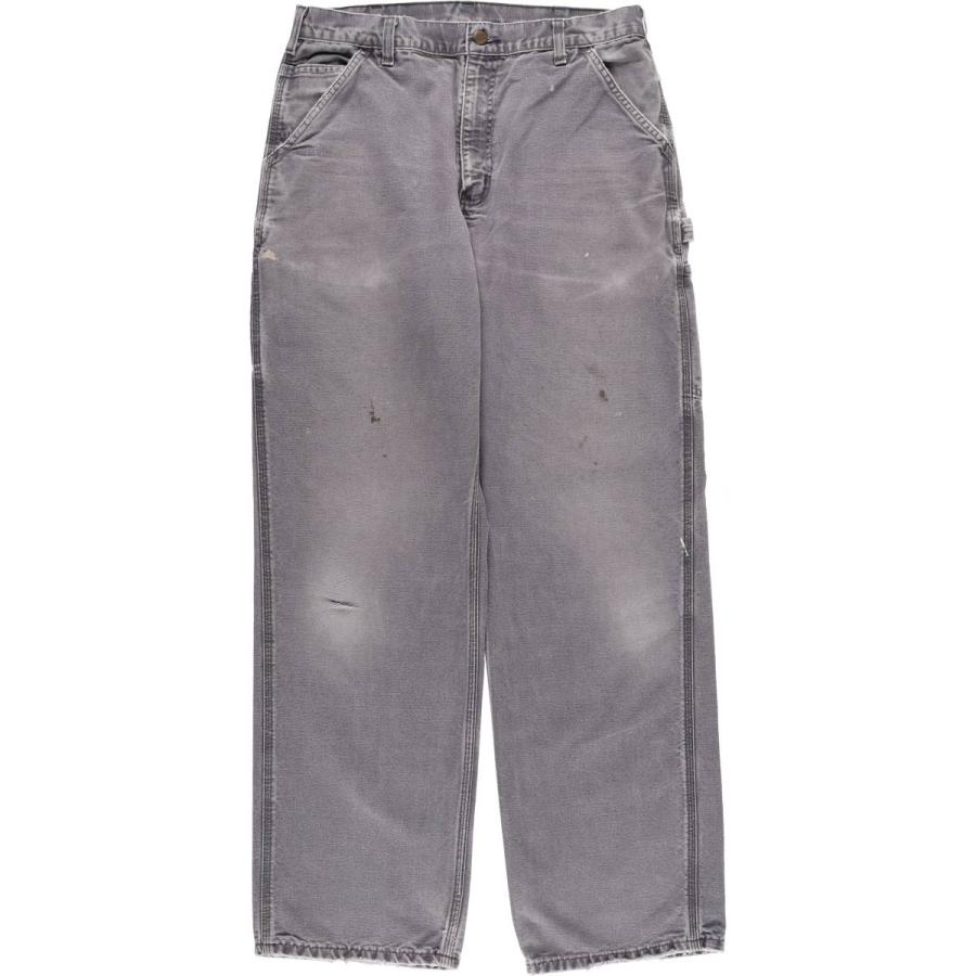 Carhartt 古着　グレー ワークパンツ 38x34 古着 Carhartt グレー ワークパンツ 4ポケット カーハート