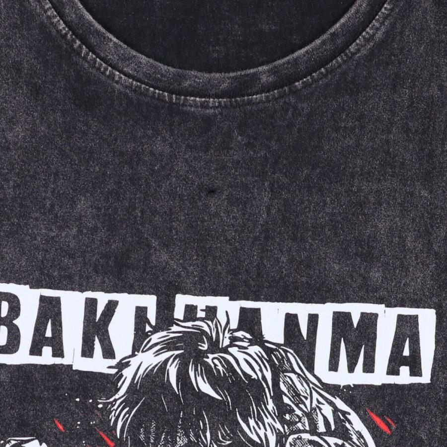 古着 BAKI 刃牙 アニメ キャラクタープリントTシャツ メンズM相当