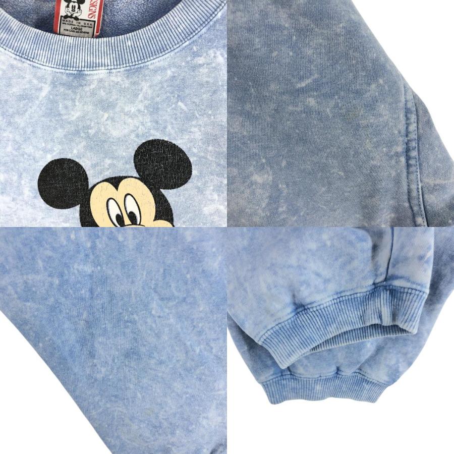 古着 90年代 ディズニー ミッキーマウス キャラクタースウェットシャツ