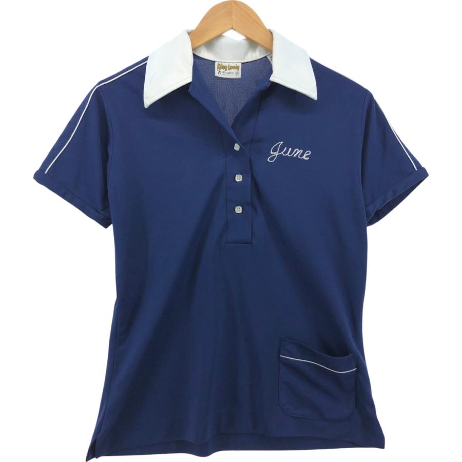 King Louie 古着 70年代 キングルイ プルオーバー オープンカラー 半袖  