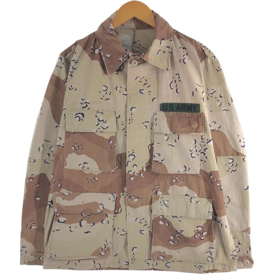 80's アメリカ軍　米軍　チョコチップカモ　6c ジャケット　希少サイズ　実物 MILITARY 実物 新品 デッドストック 米軍 6Cデザート（チョコ