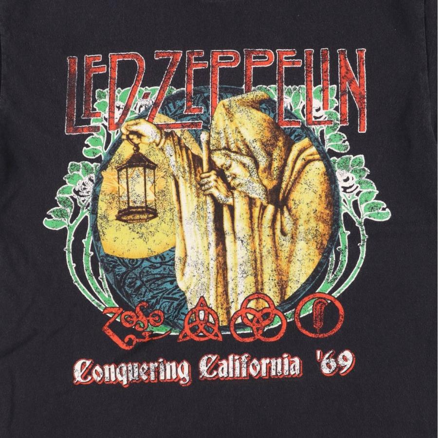 古着 00年代 ヘインズ Hanes Led Zeppelin レッドツェッペリン バンドTシャツ バンT レディースL相当 /eaa558037 Hanes 古着 00年代 ヘインズ Led Zeppelin レッドツェッペリン